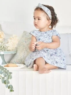 Special Occasion Floral Dress For Babies - White Light All Over Printed 14 Special Occasion Floral Dress For Babies - White Light All Over Printed -PETIT BATEAU Sales Store special occasion floral dress for babies 2
