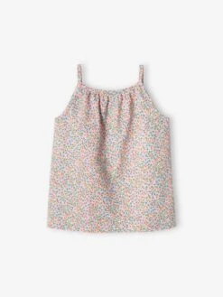 Striped Sleeveless Top With Fine Straps, For Babies - White/print -PETIT BATEAU Sales Store striped sleeveless top with fine straps for babies 13