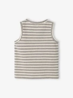 Striped Tank Top For Babies - Ecru -PETIT BATEAU Sales Store striped tank top for babies 3