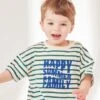T-Shirt For Babies, Sailor Capsule Collection - Striped Green 1 T-Shirt For Babies, Sailor Capsule Collection - Striped Green -PETIT BATEAU Sales Store t shirt for babies sailor capsule collection