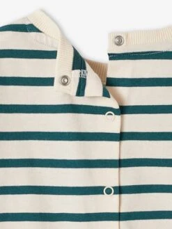 T-Shirt For Babies, Sailor Capsule Collection - Striped Green -PETIT BATEAU Sales Store t shirt for babies sailor capsule collection 3