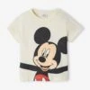 T-Shirt For Baby Boys, Mickey Mouse By Disney® - Ecru -PETIT BATEAU Sales Store t shirt for baby boys mickey mouse by disney