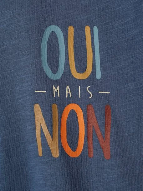 T-Shirt With Print, For Baby Boys - Blue Medium Solid With Design 4 T-Shirt With Print, For Baby Boys - Blue Medium Solid With Design - Image 2