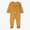 The Lion King By Disney® Velour Sleepsuit For Babies - Yellow Dark Solid With Design -PETIT BATEAU Sales Store the lion king by disney velour sleepsuit for babies