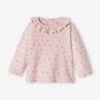 Top With Frill On The Neckline, For Baby Girls - White/print -PETIT BATEAU Sales Store top with frill on the neckline for baby girls 10
