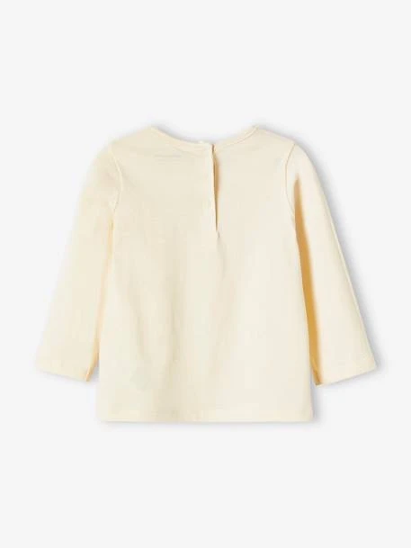 Top With Heart Pocket & Strawberries, For Baby Girls - Light Pink 6 Top With Heart Pocket & Strawberries, For Baby Girls - Light Pink - Image 4