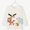 Top With Jungle Animals, For Baby Boys - Beige 1 Top With Jungle Animals, For Baby Boys - Beige -PETIT BATEAU Sales Store top with jungle animals for baby boys