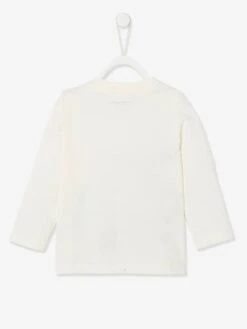 Top With Jungle Animals, For Baby Boys - Beige -PETIT BATEAU Sales Store top with jungle animals for baby boys 3