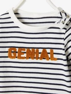 Top With Message For Baby Boys - Green -PETIT BATEAU Sales Store top with message for baby boys 2