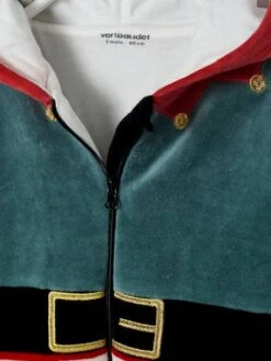 Velour "Father Christmas" Jumpsuit, Unisex, For Babies - Dark Red 9 Velour "Father Christmas" Jumpsuit, Unisex, For Babies - Dark Red -PETIT BATEAU Sales Store velour father christmas jumpsuit unisex for babies 2