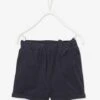 Velour Shorts For Babies - Dark Blue 1 Velour Shorts For Babies - Dark Blue -PETIT BATEAU Sales Store velour shorts for babies