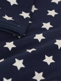 Velour Sleepsuit By PETIT BATEAU - Navy Blue -PETIT BATEAU Sales Store velour sleepsuit by petit bateau 2