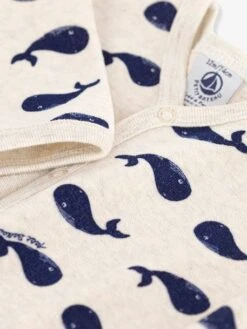 Velour Sleepsuit By Petit Bateau - Beige -PETIT BATEAU Sales Store velour sleepsuit by petit bateau 5