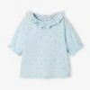 Wide Neck Top For Babies - Blue Medium All Over Printed 1 Wide Neck Top For Babies - Blue Medium All Over Printed -PETIT BATEAU Sales Store wide neck top for babies