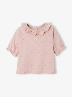 Wide Neck Top For Babies - Pink Light All Over Printed 14 Wide Neck Top For Babies - Pink Light All Over Printed -PETIT BATEAU Sales Store wide neck top for babies 12