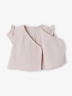 Wrap-Over Jacket In Cotton Gauze For Newborn Babies - Purple Light Solid With Design 16 Wrap-Over Jacket In Cotton Gauze For Newborn Babies - Purple Light Solid With Design -PETIT BATEAU Sales Store wrap over jacket in cotton gauze for newborn babies 4
