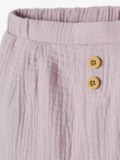 Wrap-Over Jacket In Cotton Gauze For Newborn Babies - Purple Light Solid With Design 20 Wrap-Over Jacket In Cotton Gauze For Newborn Babies - Purple Light Solid With Design -PETIT BATEAU Sales Store wrap over jacket in cotton gauze for newborn babies 8