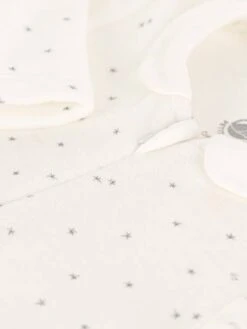 Zipped Sleepsuit In Organic Cotton, By PETIT BATEAU - White -PETIT BATEAU Sales Store zipped sleepsuit in organic cotton by petit bateau 2